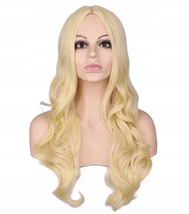 PERUKA WIG WŁOSY BLOND DŁUGIE BARBI COSPLAY STRÓJ NA BAL KARNAWAŁ Kolor inny kolor
