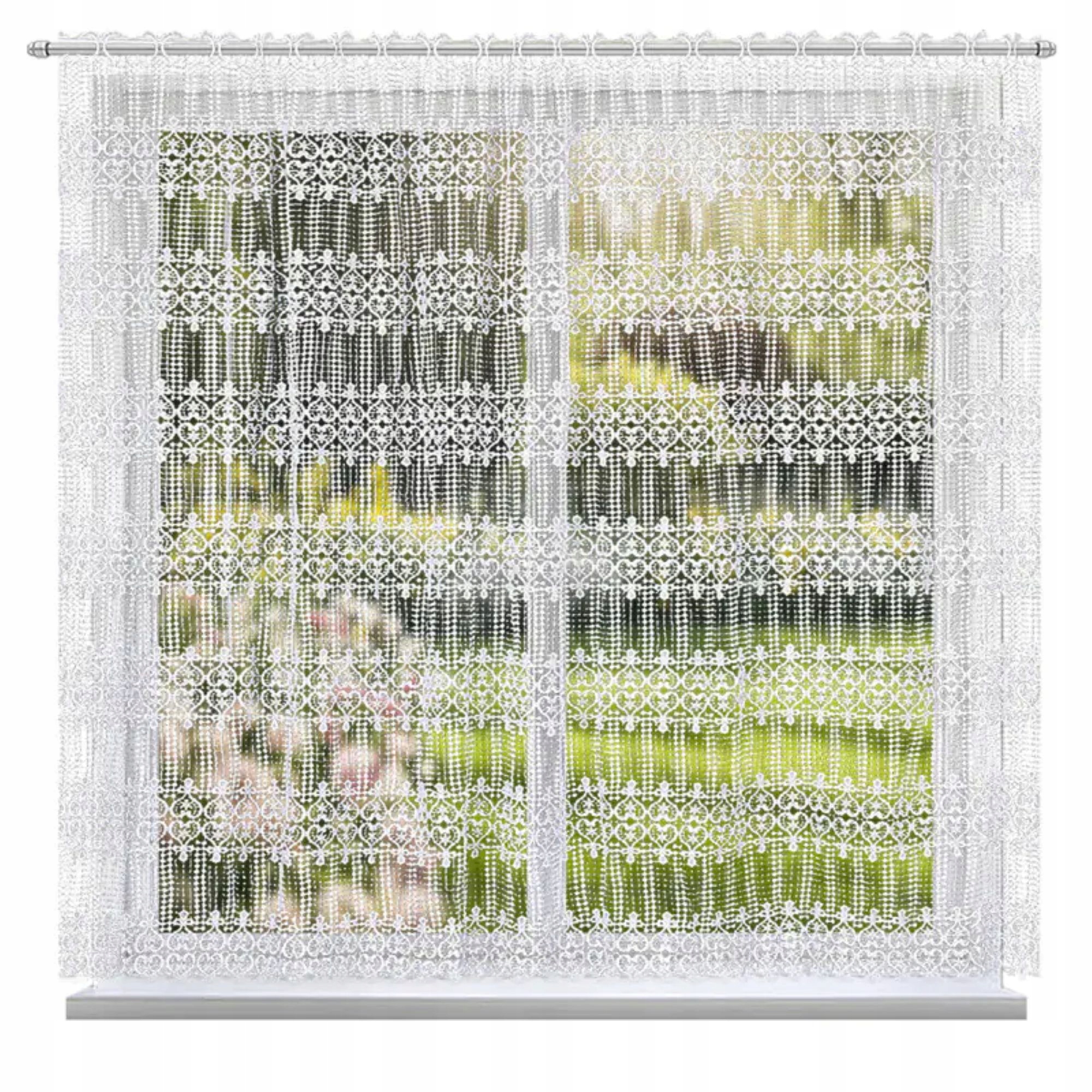 Firany Gotowe 400 X 120 CM Firanki Gipiurowe