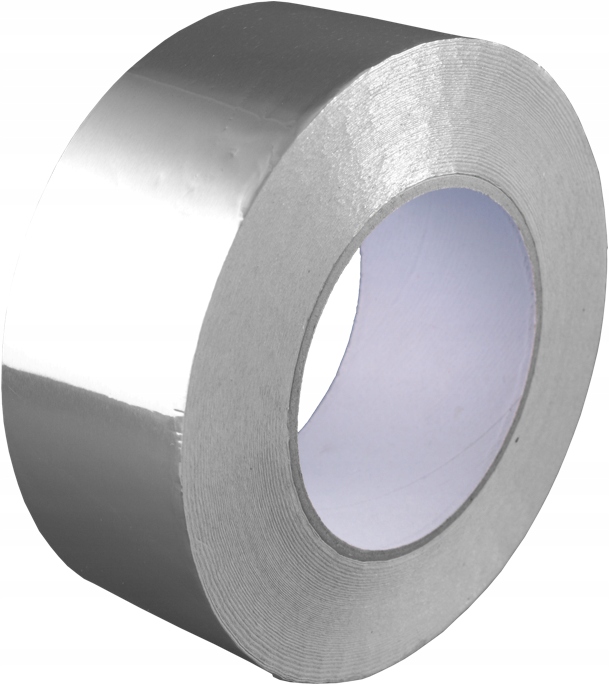 TAŚMA ALUMINIOWA SAMOPRZYLEPNA MAX 350°C 50 mm / 50 m KOMINEK DGP IZOLACJA