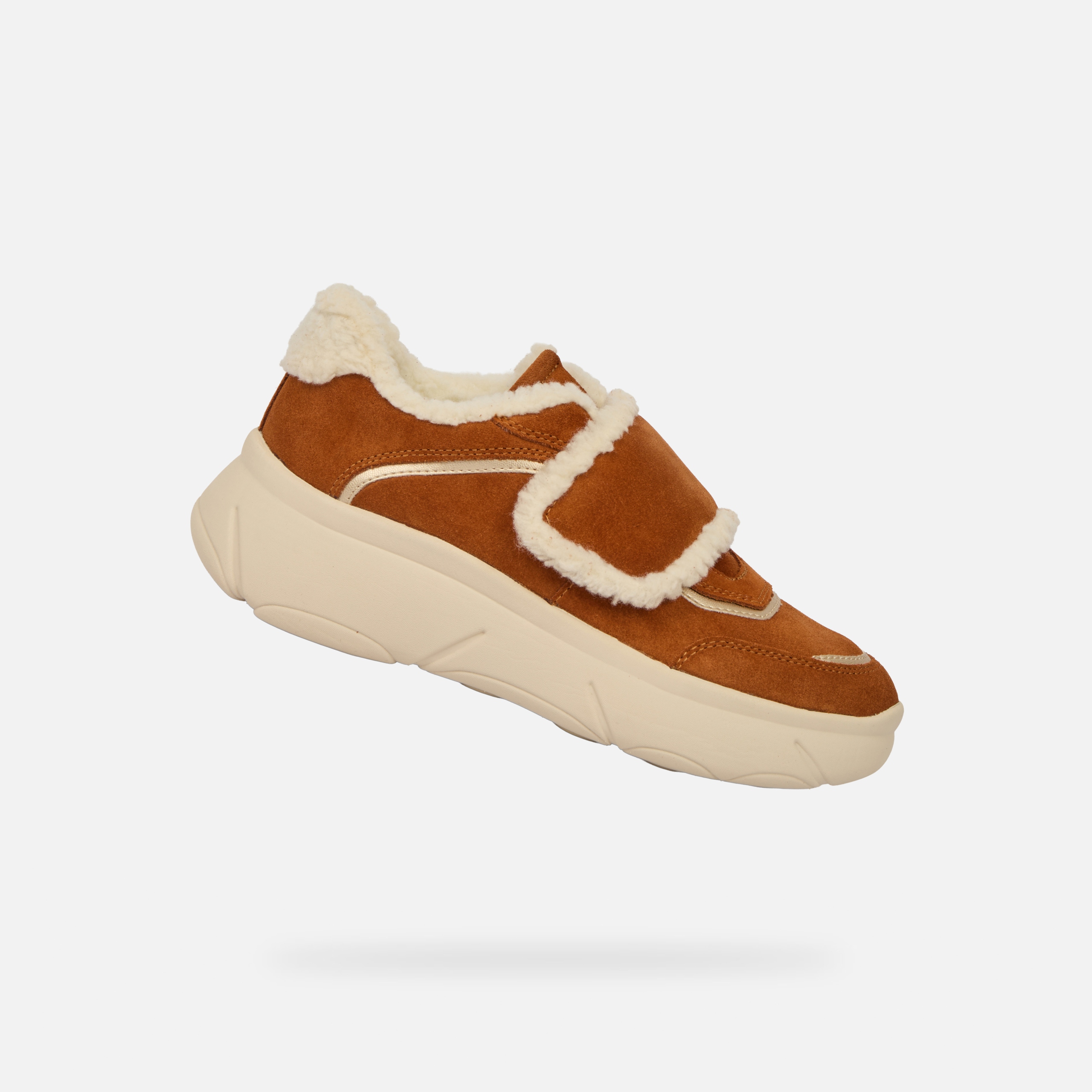 Geox Hnědé dámské tenisky Geox Nebula 2.0 X