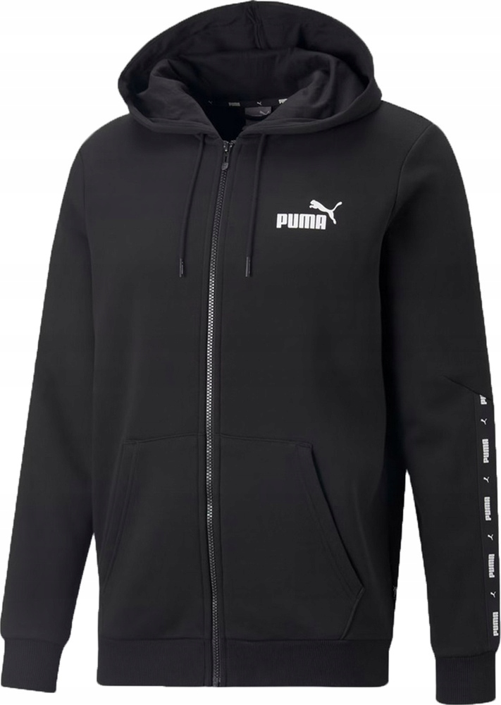 Pánská Mikina Puma Ess+ Tape Full-zip Klokanka vel. S