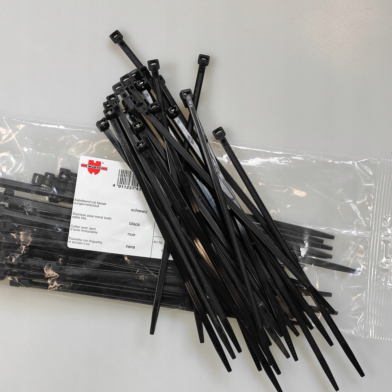 Wurth Opaska zaciskowa 3,6 mm x 140 mm 100 Szt