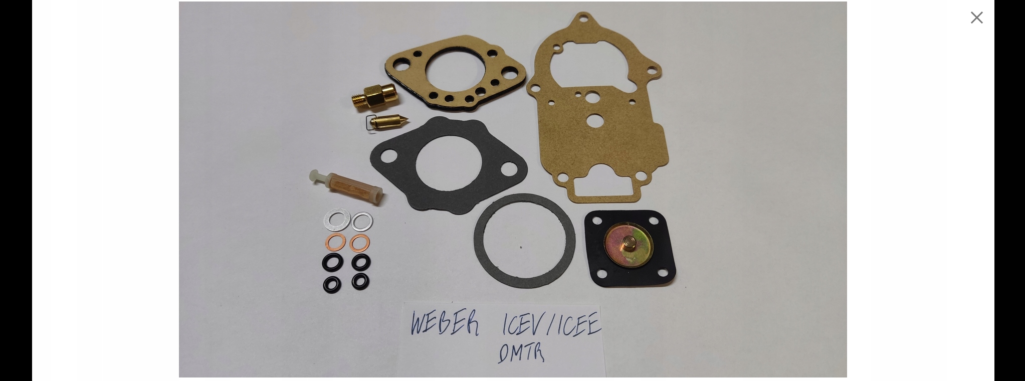 Комплект для ремонту карбюратора WEBER ICEV 32 ICEE SEAT
