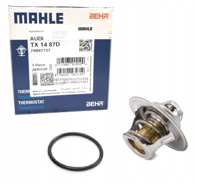 

Behr Termostat Audi A3 A4 A6 Tt 1.6 1.8T 2.0 Tdi