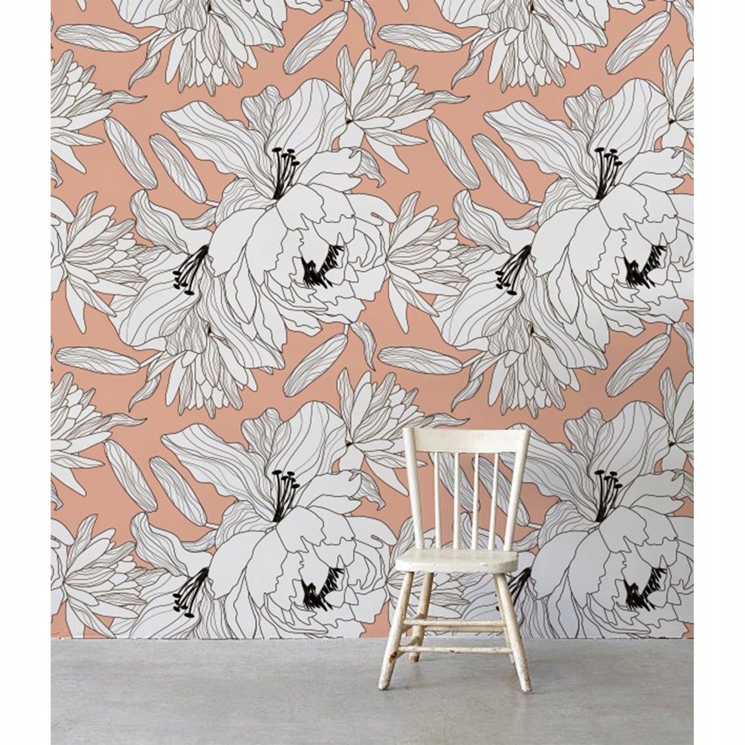 

Foto tapeta samoprzylepna Kwiaty peonii 250x250 cm