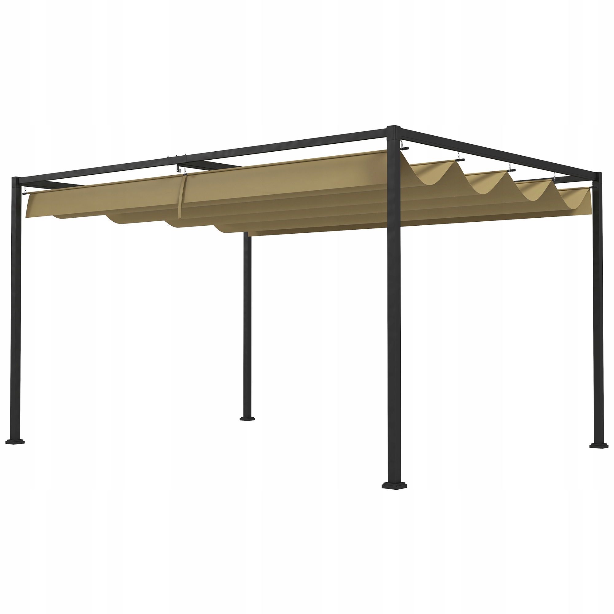 Pergola 4x3m, Stalowa konstrukcja, malowane proszkowo