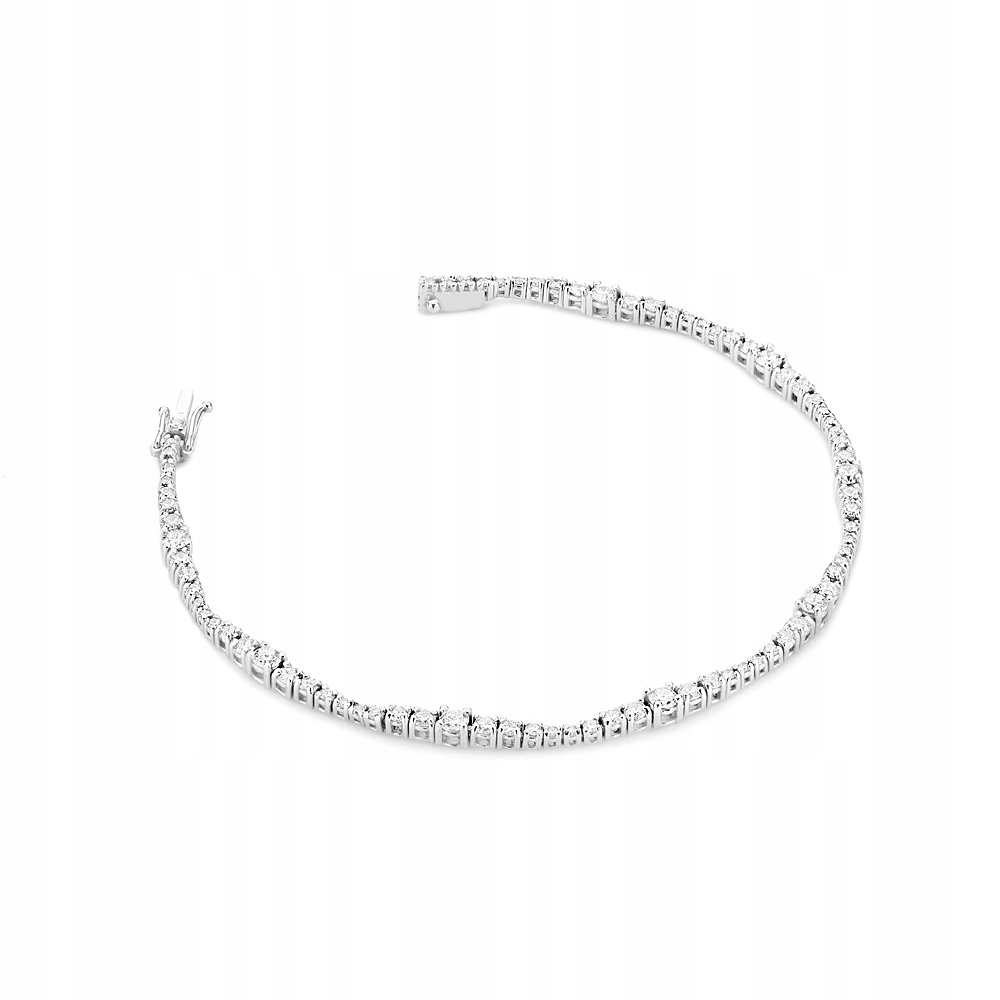Bransoletka z Diamentami 2,23 Ct Grawer 585