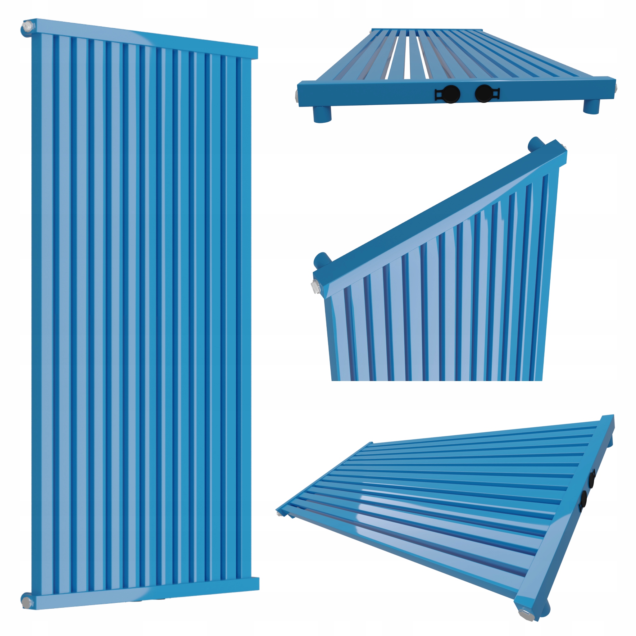 Dekorativní radiátor Radiator 180x61 Modrý