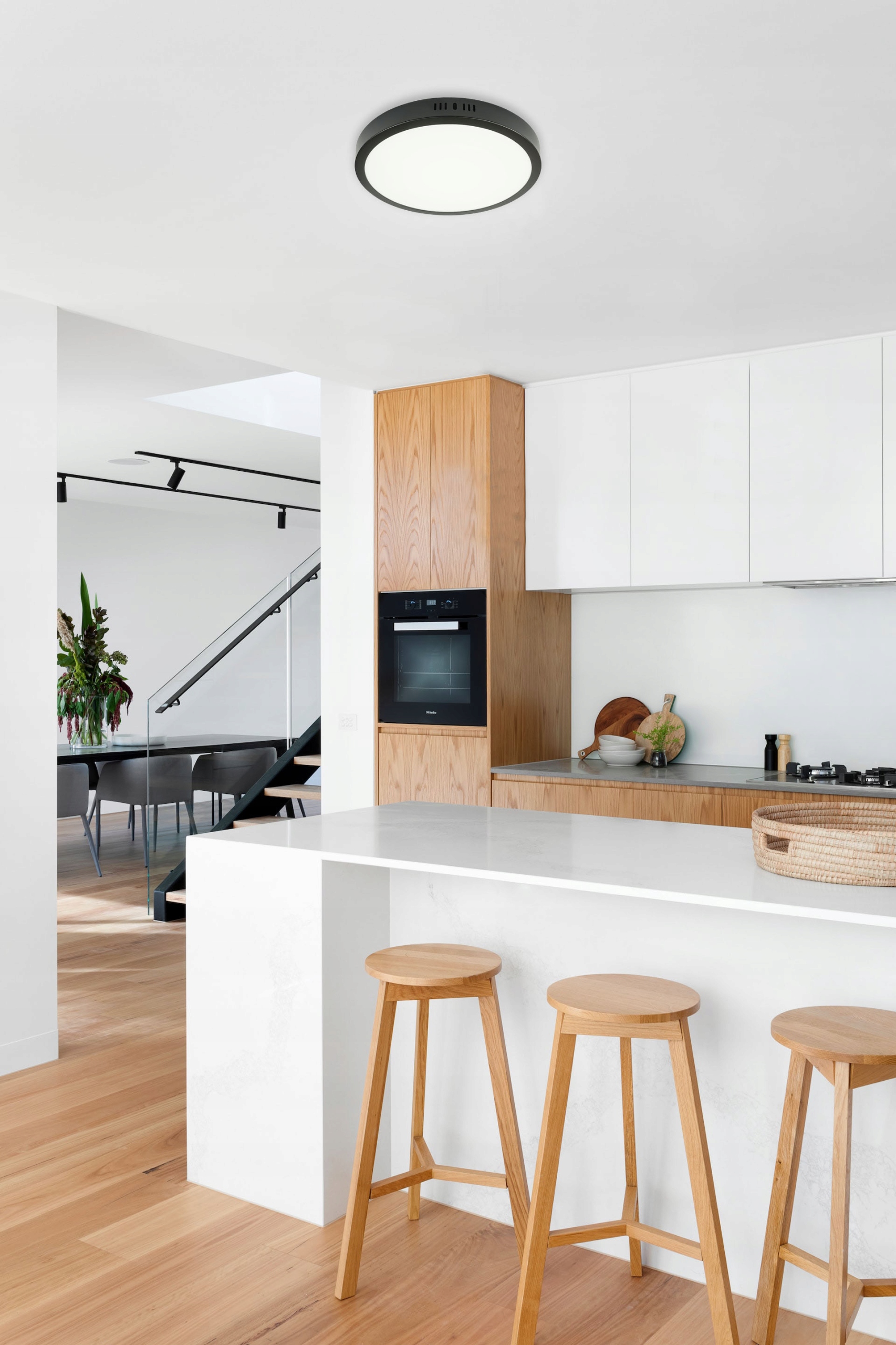 LAMPA LED PANEL NATYNKOWY 24W OKRĄG CZARNY 6000K Rodzaj gwintu zintegrowane źródło LED