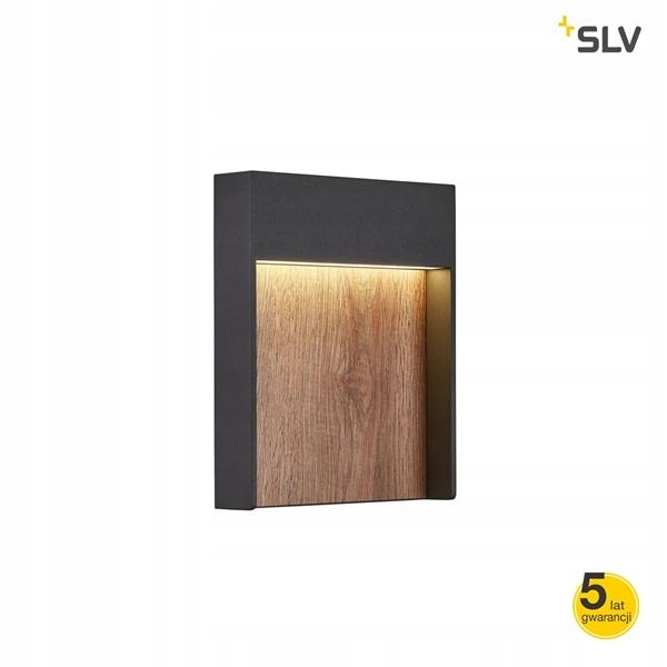 Nástěnná lampa Flatt Led IP65 Led 3000K antracit