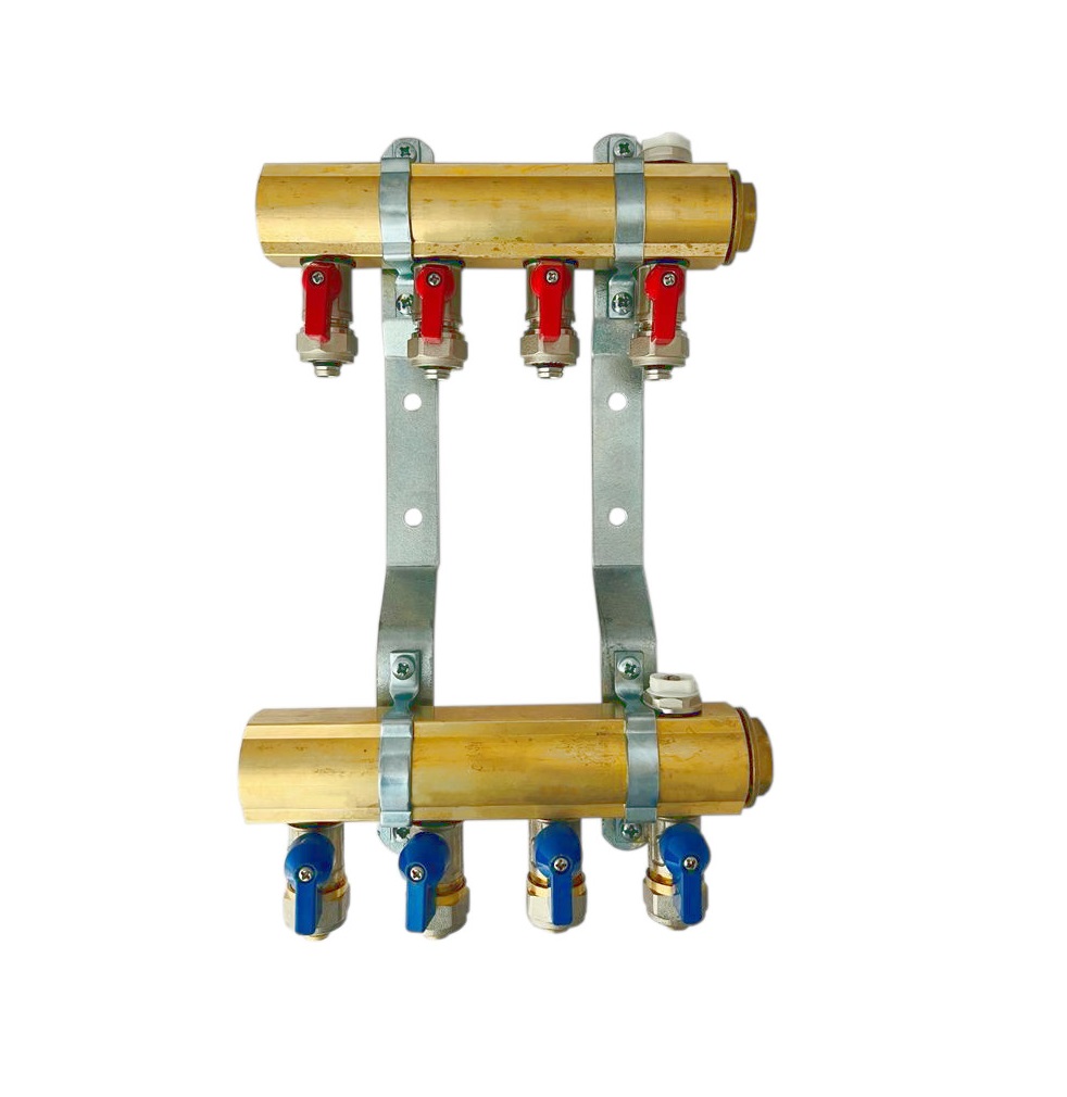 Rozdeľovač Ústredného Kúrenia 4 Okruhy Pex