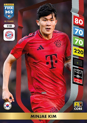 2025 Panini Adrenalyn XL Fifa 365 119 Kim Min-jae