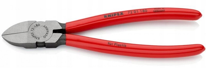 Boční řezačky 180 mm na plasty a plasty 7201180 Knipex
