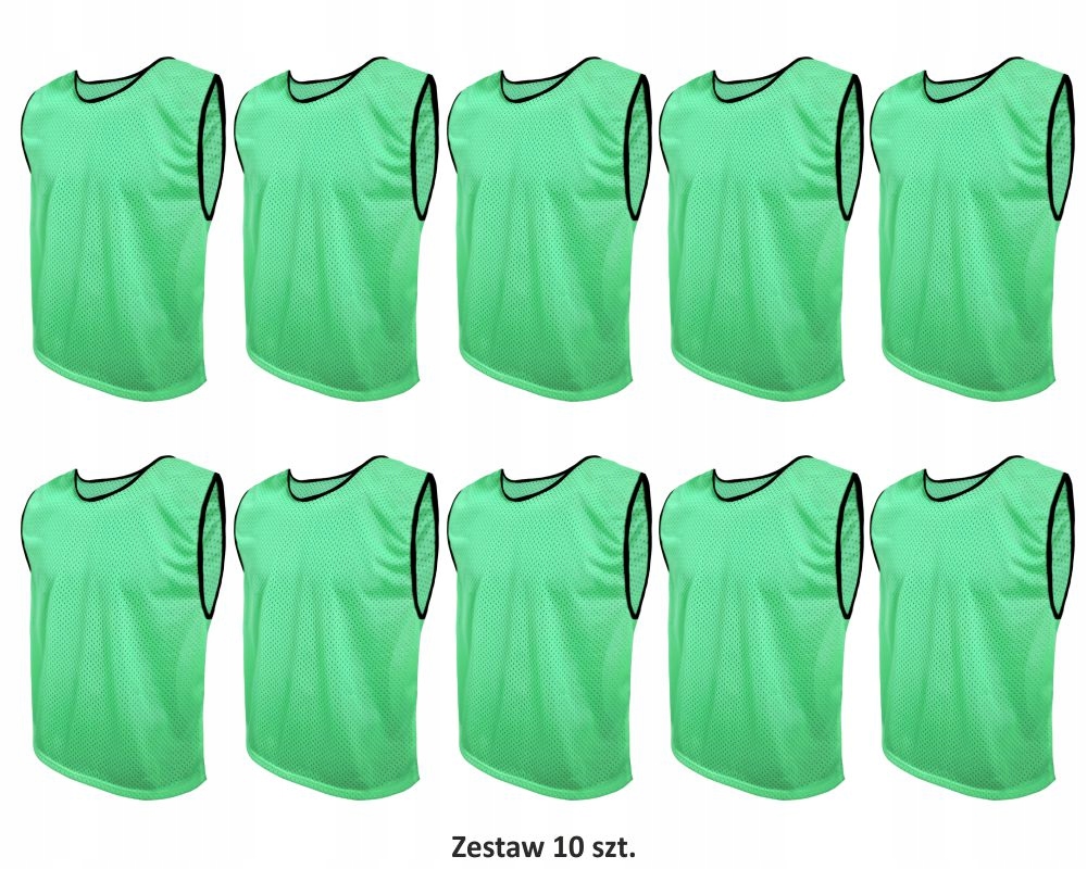 Fotbalový značkovač Sportovní tréninkové tričko Mátové 10 Ks XL Set