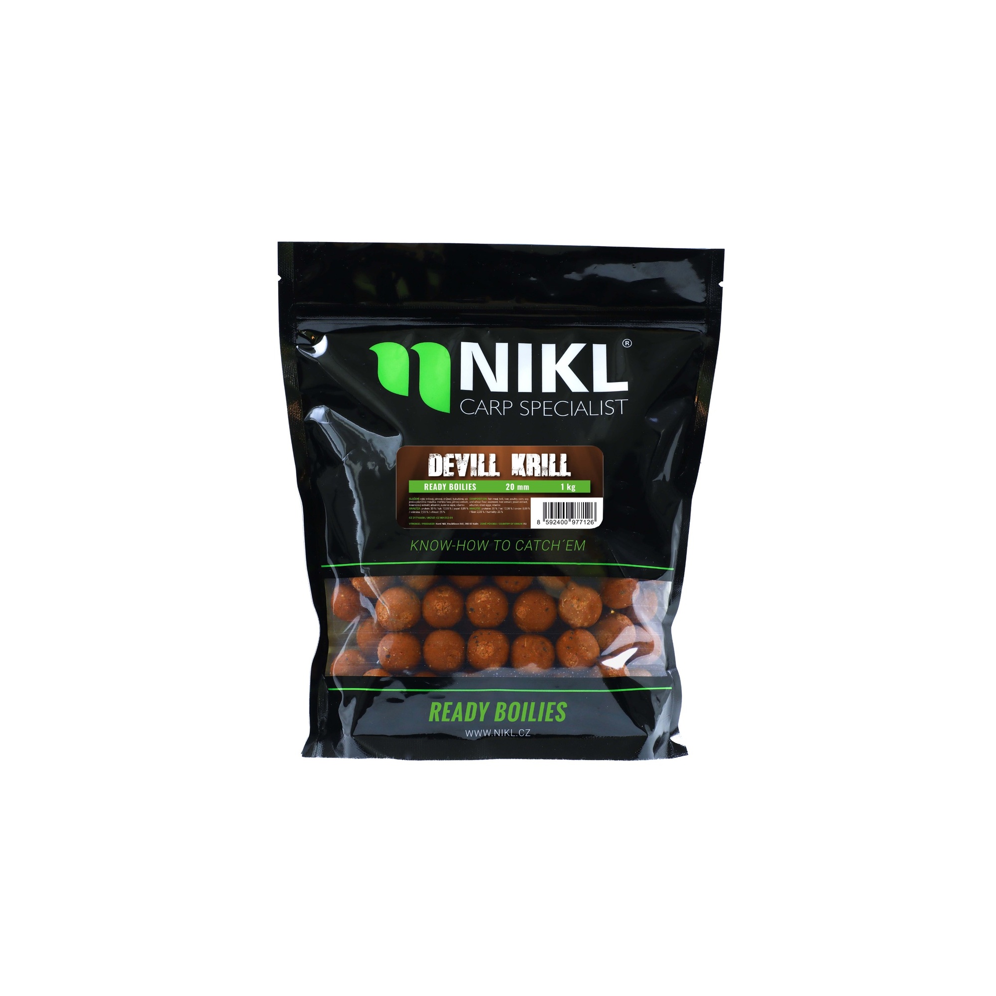 Boilies Karel Nikl Devil Krill 20MM 3KG Proteinové kaprové