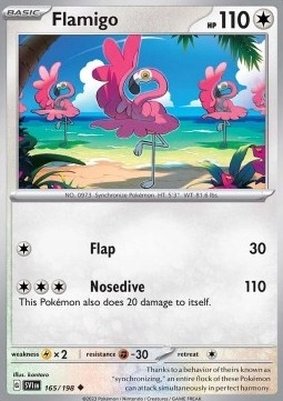 

Scarlet & Violet 165/198 Flamigo