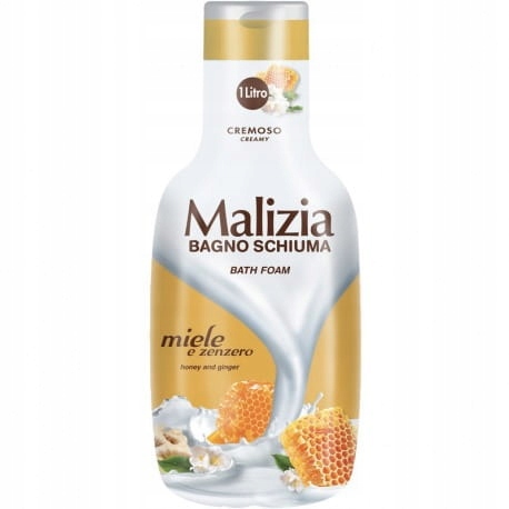 

Malizia plyn do kąpieli Miód i Imbir 1000ml