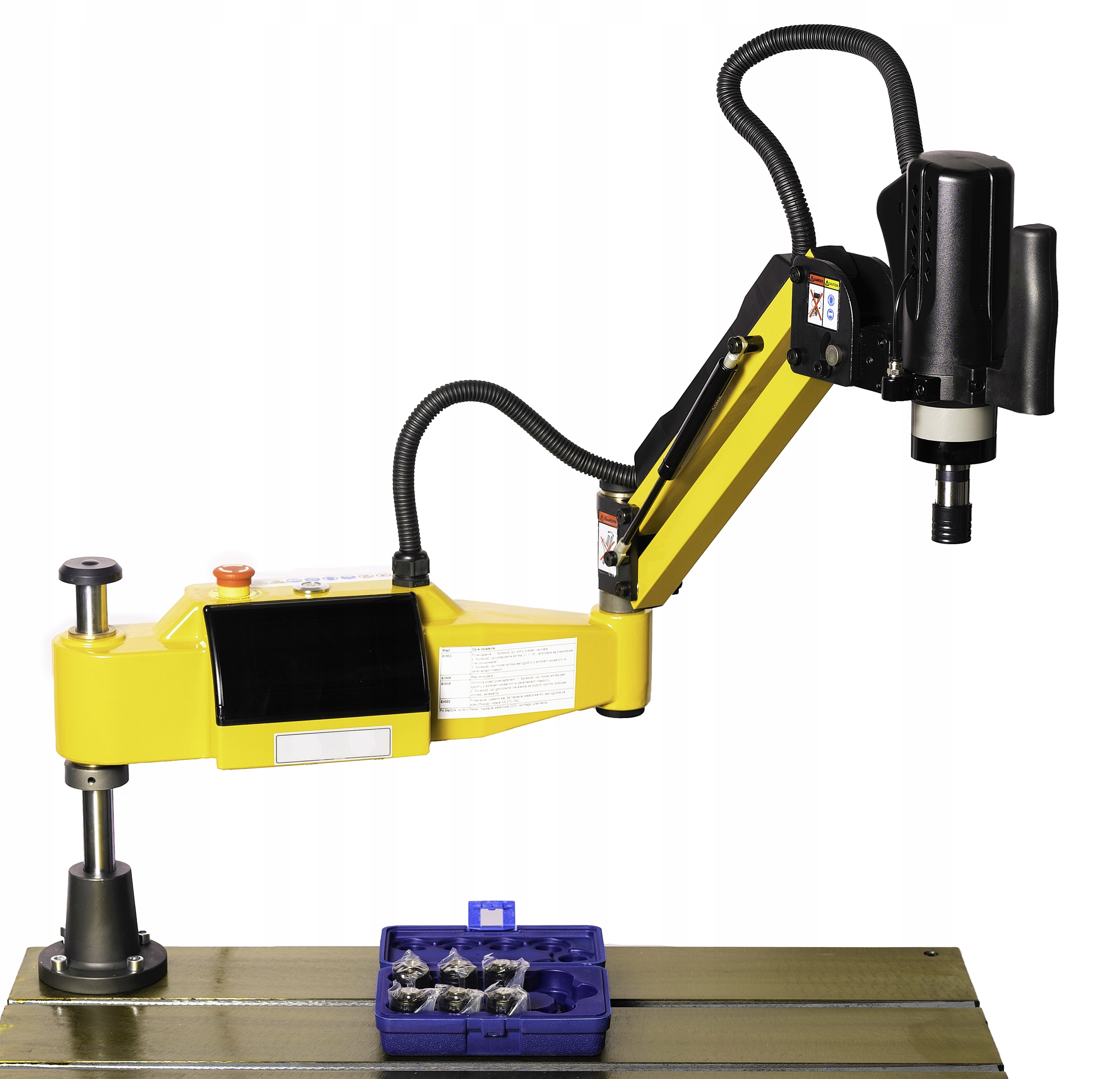 Profesjonalna Gwinciarka Ramię gwintujące M3-M16 PROline 230V CNC