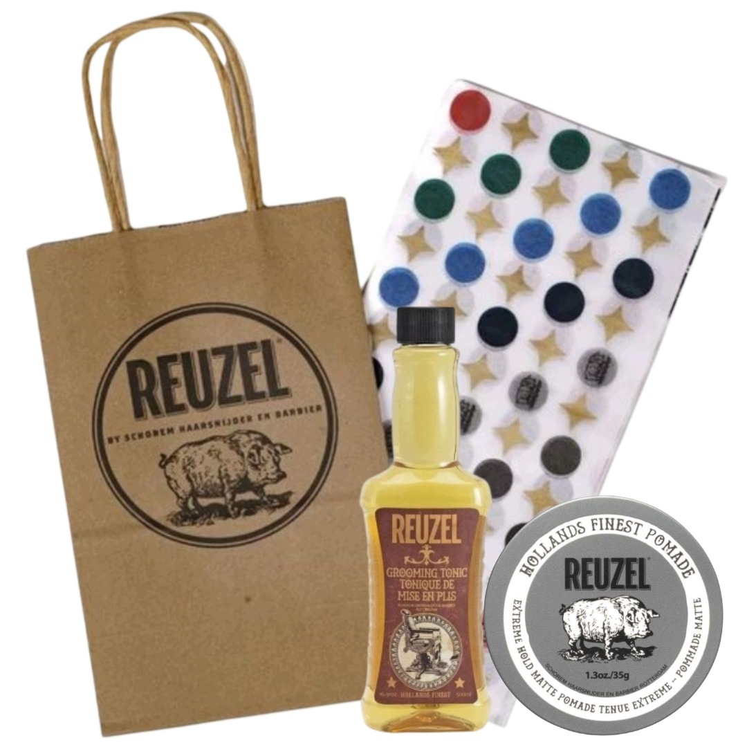 Reuzel Tonik do włosów 500ml Bardzo mocna pomada Hold Matte Piglet 35g