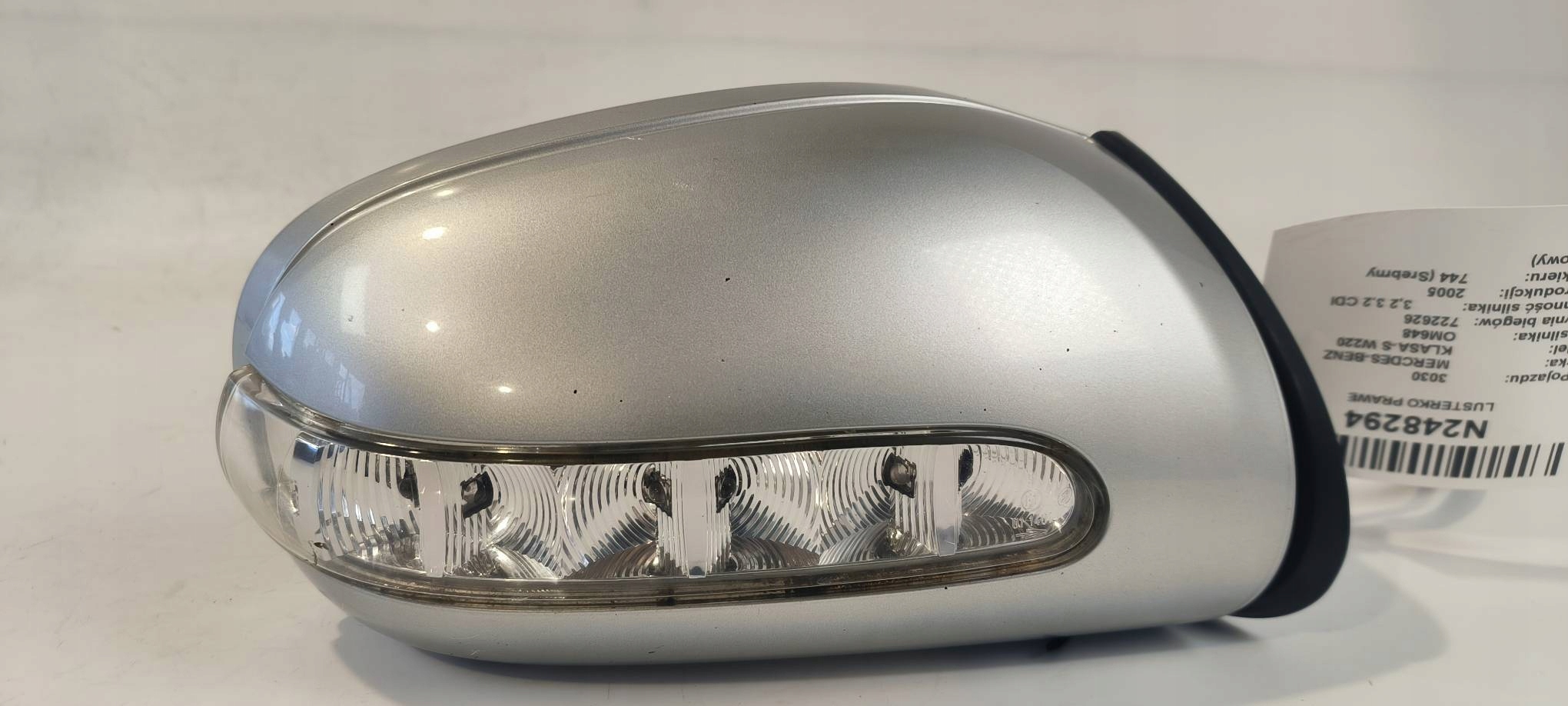 Spiegel rechts PIN 10+7 MERCDES-BENZ KLASA-S W220