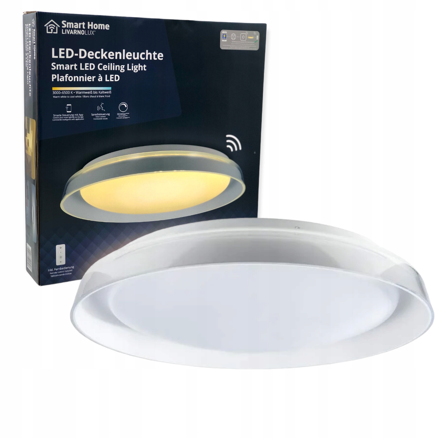 Opinie SMART LIVARNO (334726) LED Kinkiety Cena, Allegro LAMPA • • ZIGBEE 12925852050 LUX HOME SUFITOWA •