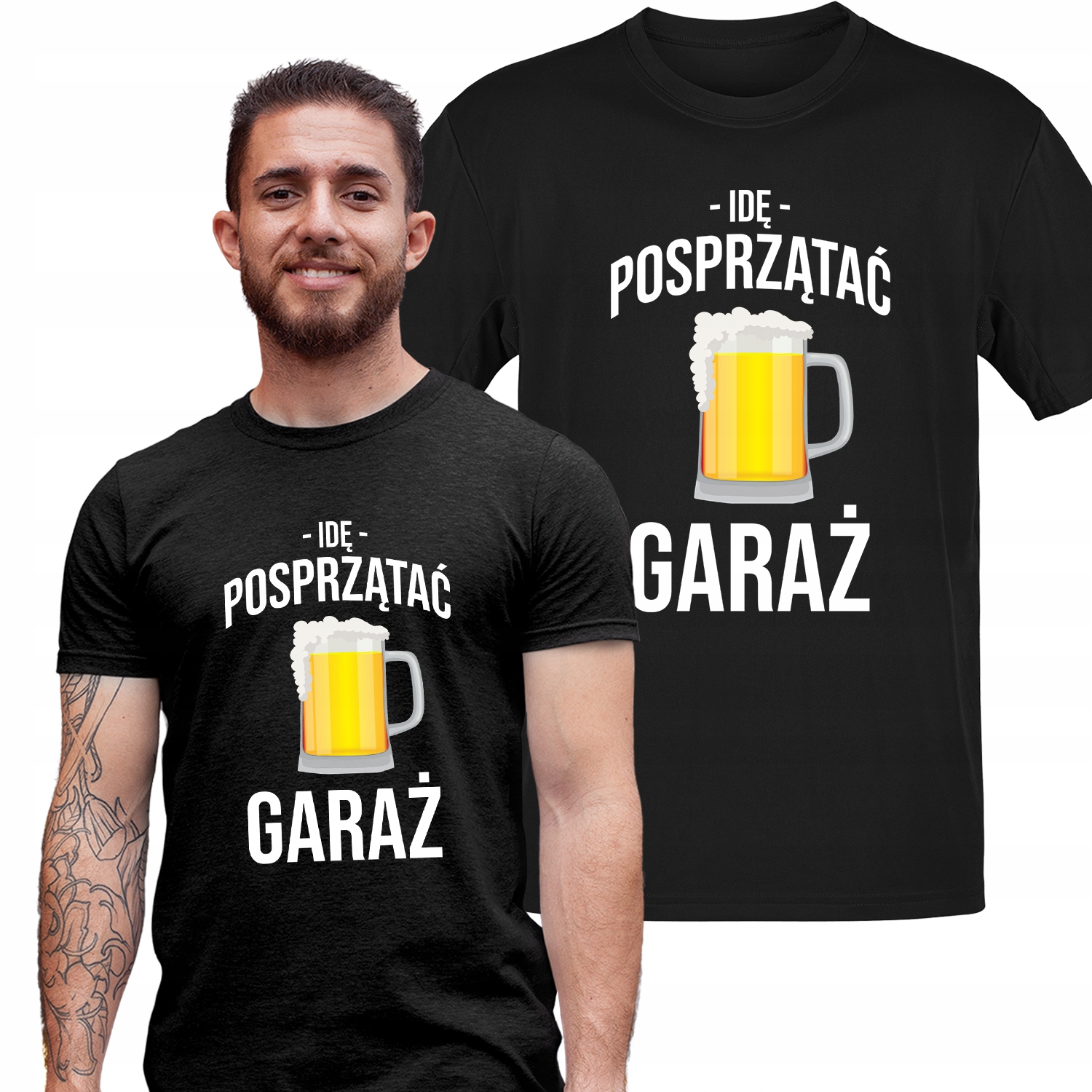 

Idę posprzątać garaż Śmieszna Koszulka Męska
