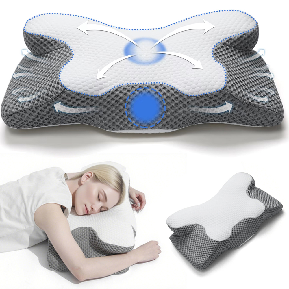 Ergonomiczna Poduszka Ortopedyczna Z Pianki Memory Poprawia Jakość Snu