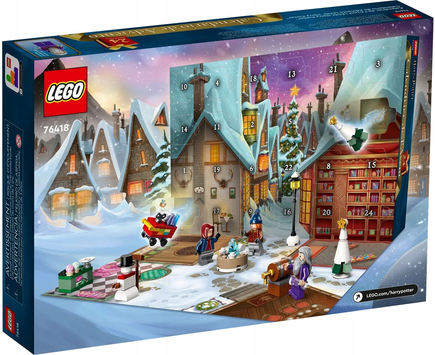 LEGO HARRY POTTER KALENDARZ ADWENTOWY 2023 PREZENT ŚWIĄTECZNY ZESTAW 76418 Bohater / Bajka Harry Potter