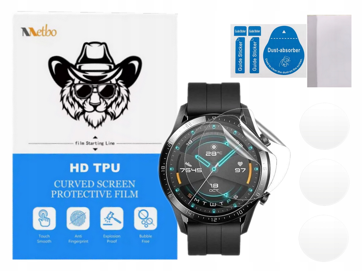 3x folia smartwatch do Guess Connect Touch C1002M1 zestaw mocna Sklep Opinie Cena w Allegro.pl