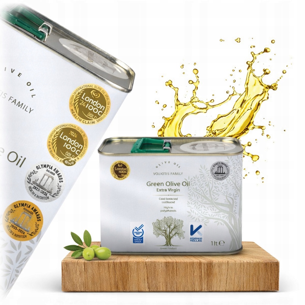 Levně Extra panenský olivový olej 1 l Řecký nefiltrovaný, Čerstvý, oceněný 0,19 %