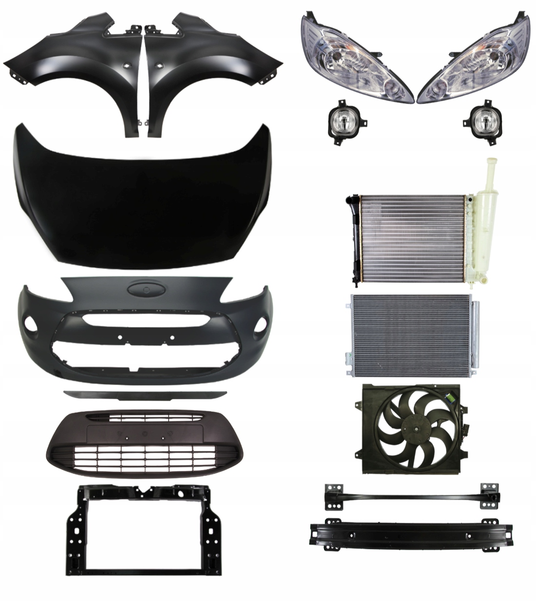 Ford Ka 0816 Zderzak Pas Maska Błotnik 1976 za 3900 zł z Września