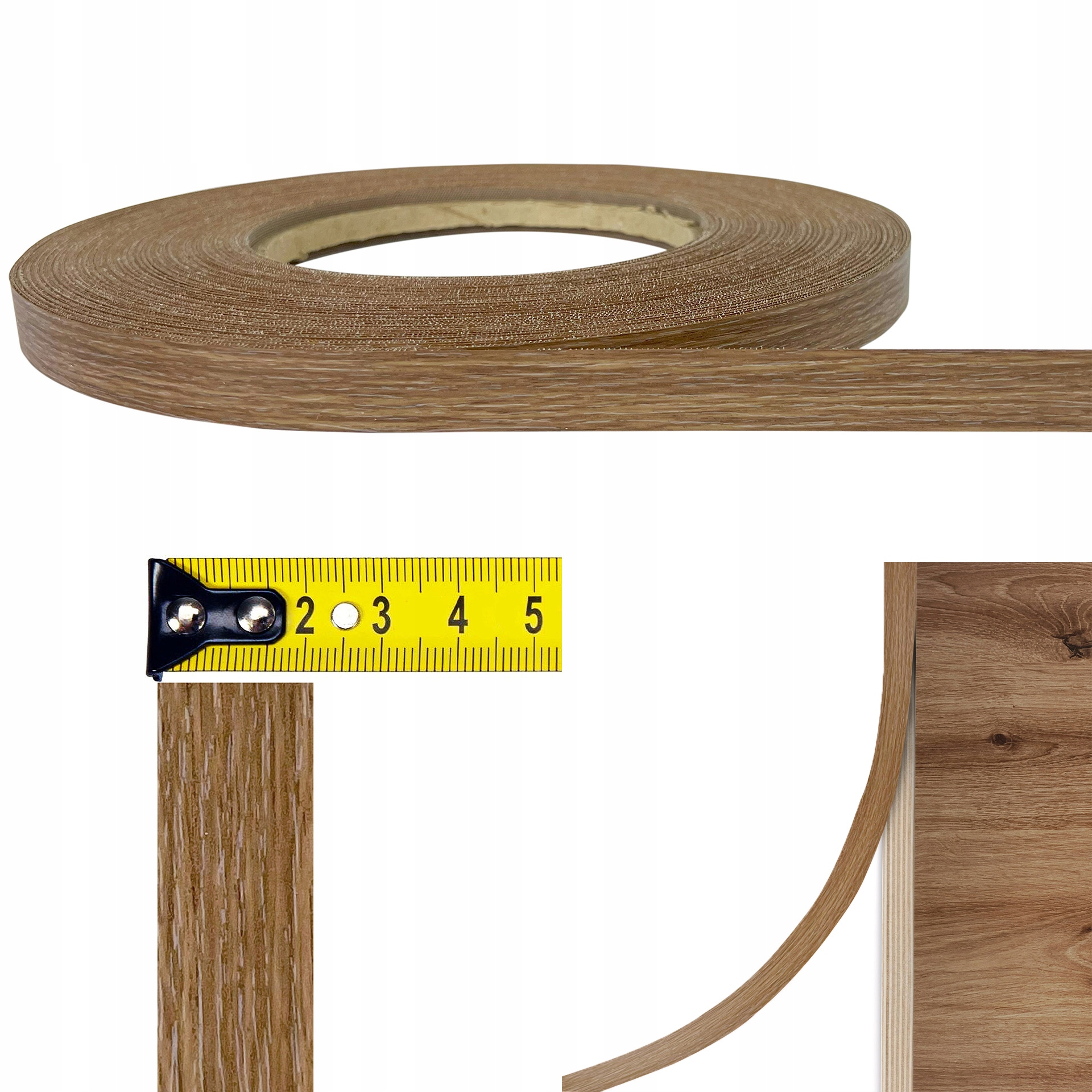 Páska s lepidlem na okrajích Délka 100 m Obruba nábytku Dub Artisan Šířka 21 mm