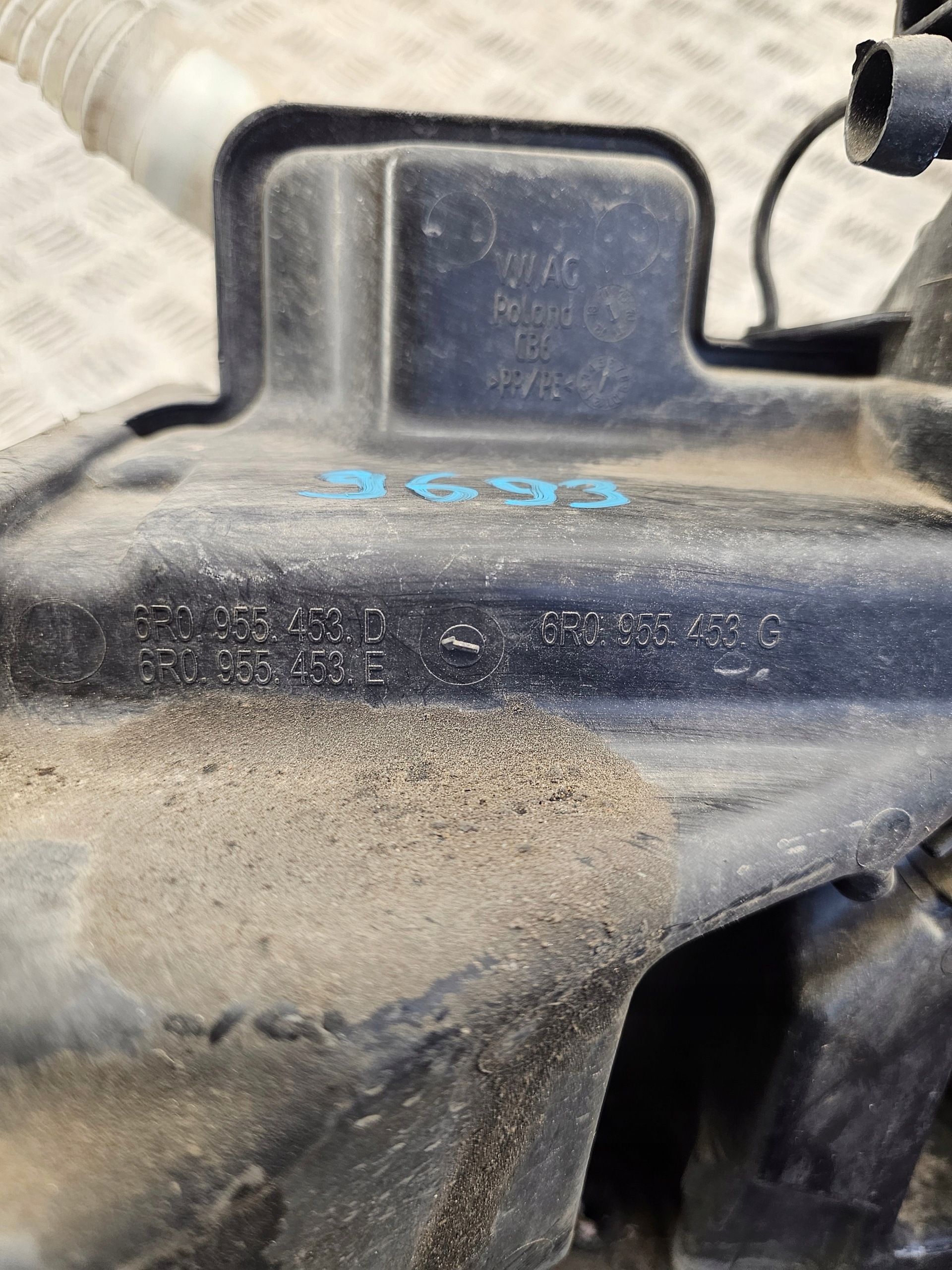 washer fluid tank VW POLO V FABIA III 2018R
