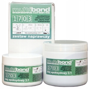Multibond 1703 500g Epoxidová opravná pasta 3:1