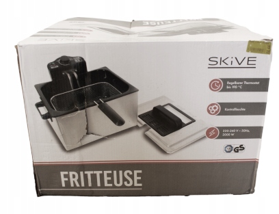 Skive 04098159 velká ocelová fritéza 3 koše 2000 W