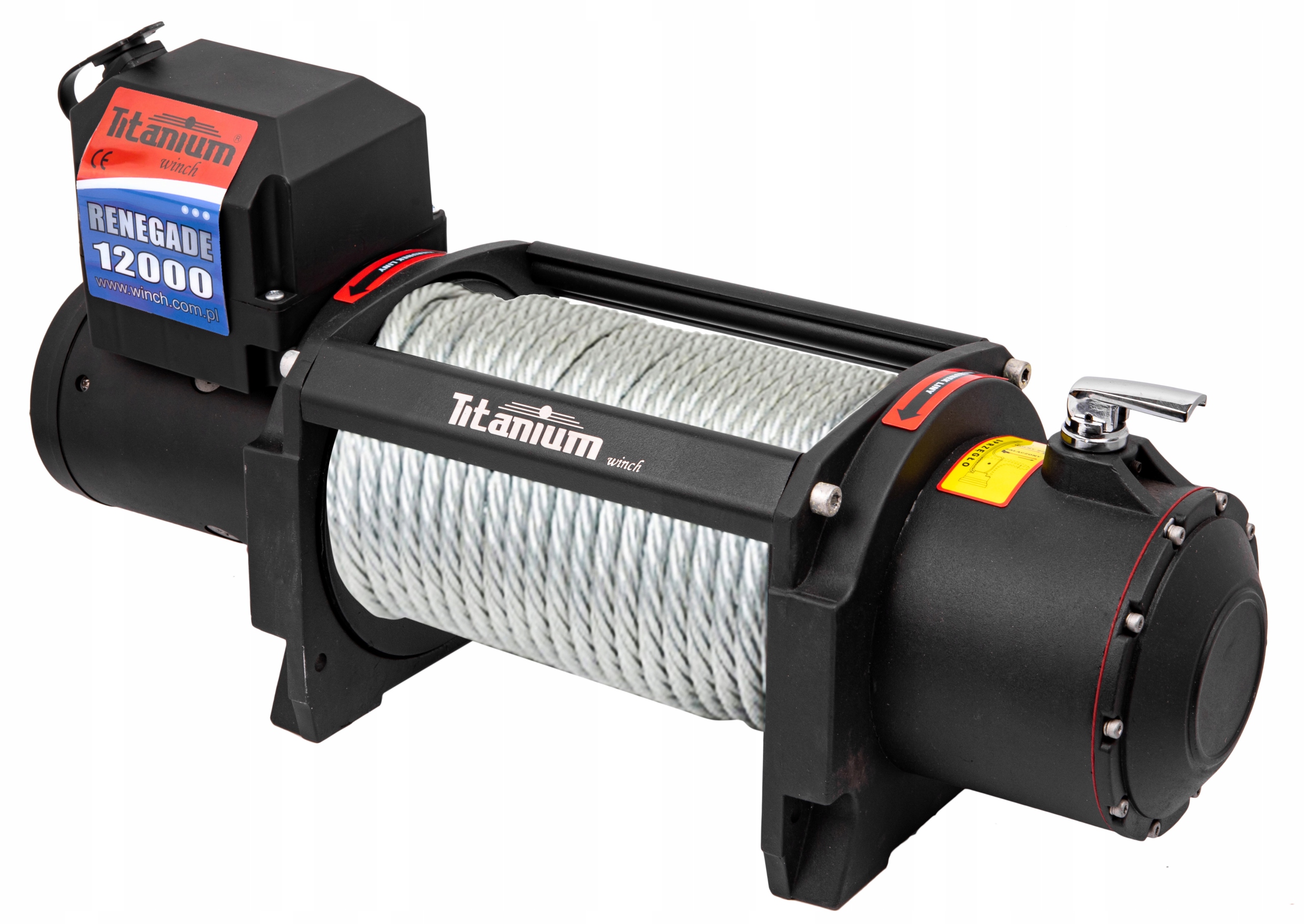 WYCIAGARKA WCIAGARKA DO LAWETY TITANIUM 12000L 24V Model RENEGADE 12000