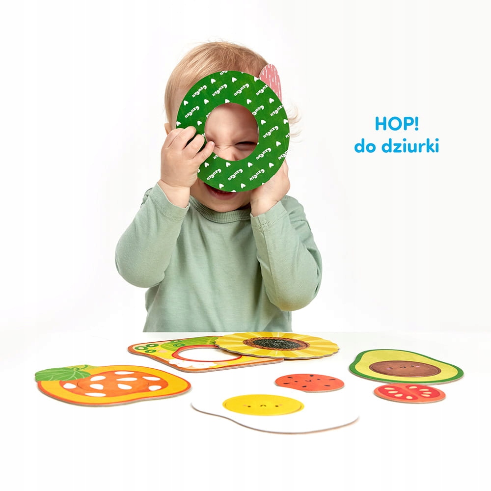 CzuCzu Moje Puzzle z Dziurką JEDZENIE Liczba elementów 14