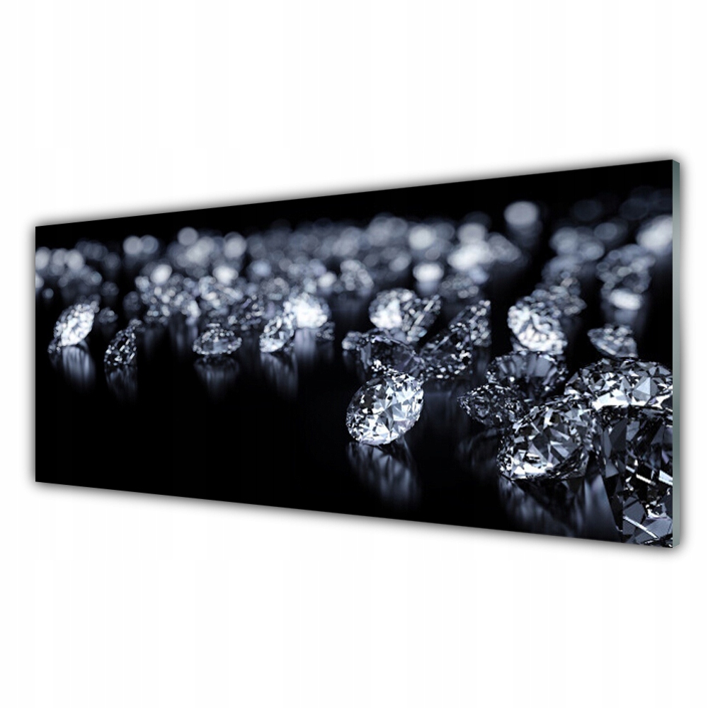 

Fotoobraz akryl z grafiką 125x50 Diamenty Sztuka