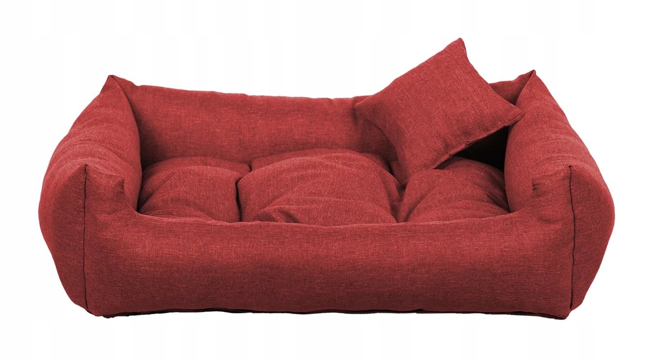 Levně Sawana obdélníkový pelech pro psa, červený 65 cm x 55 cm