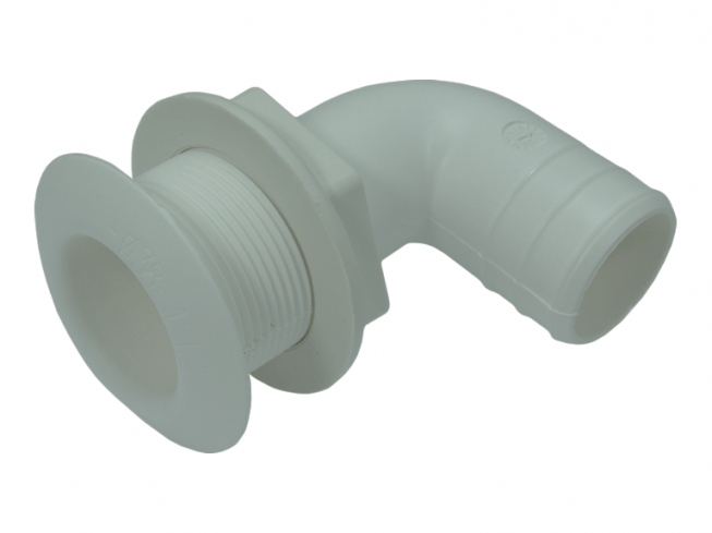 

Przejście kątowe na wąż 38 mm odpływ do łodzi