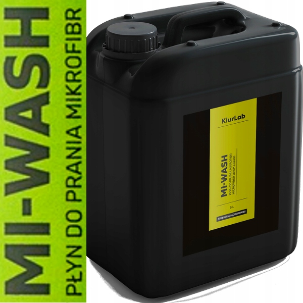 KIURLAB _ MI-WASH 5L – NIESAMOWITY PŁYN DO PRANIA ŚCIEREK Z MIKROFIBRY