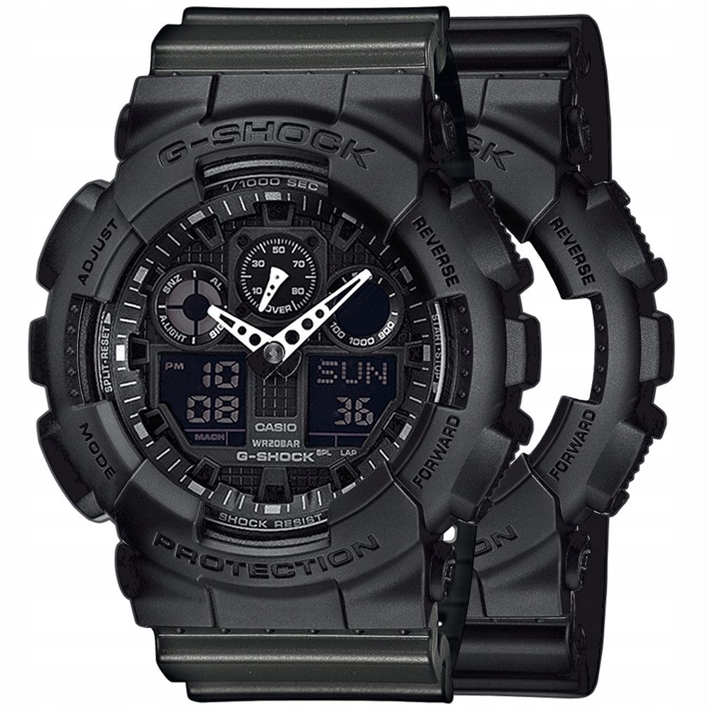 Sada G-shock GA-100-1A1ER Černá