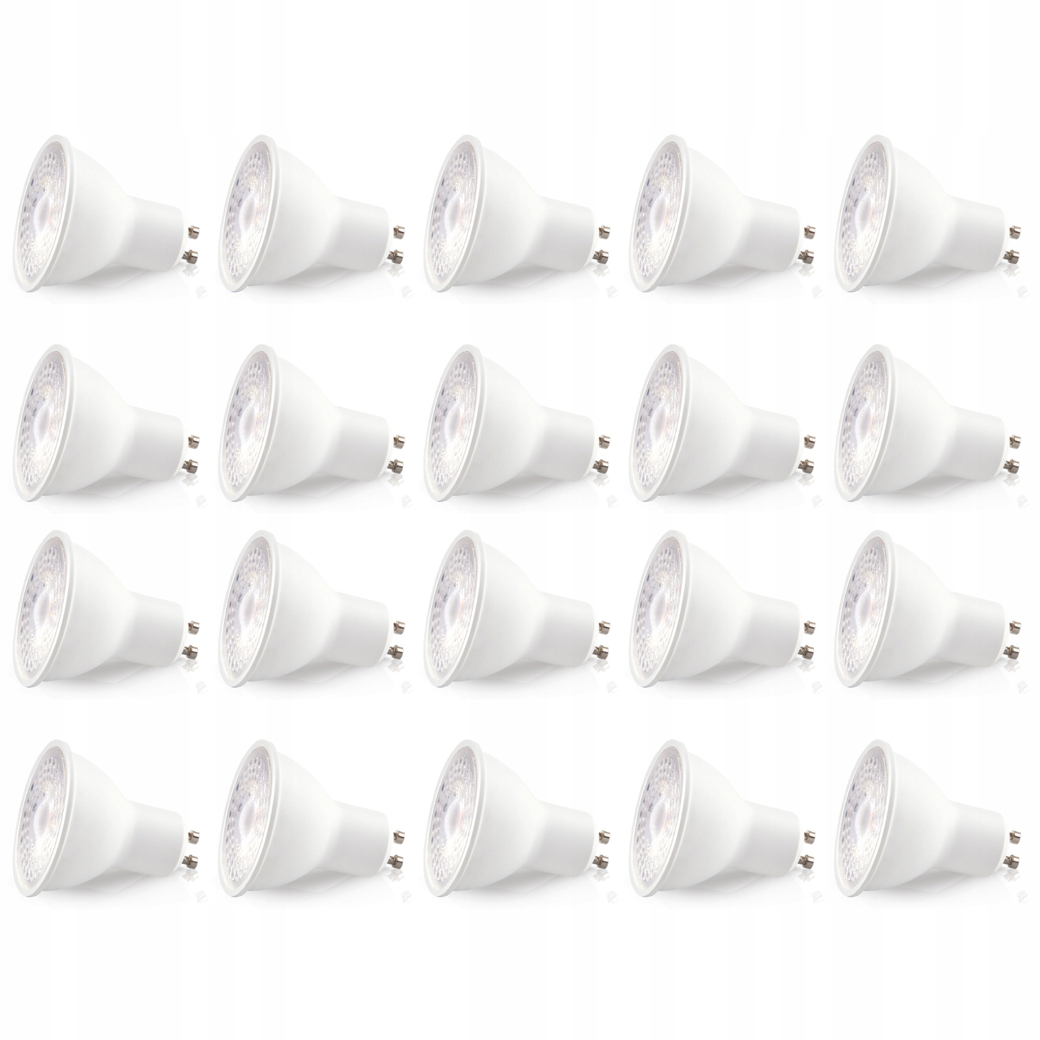 20x Led žárovka 5W GU10 6500K Studená Premium Dioda Samsung Lls Set