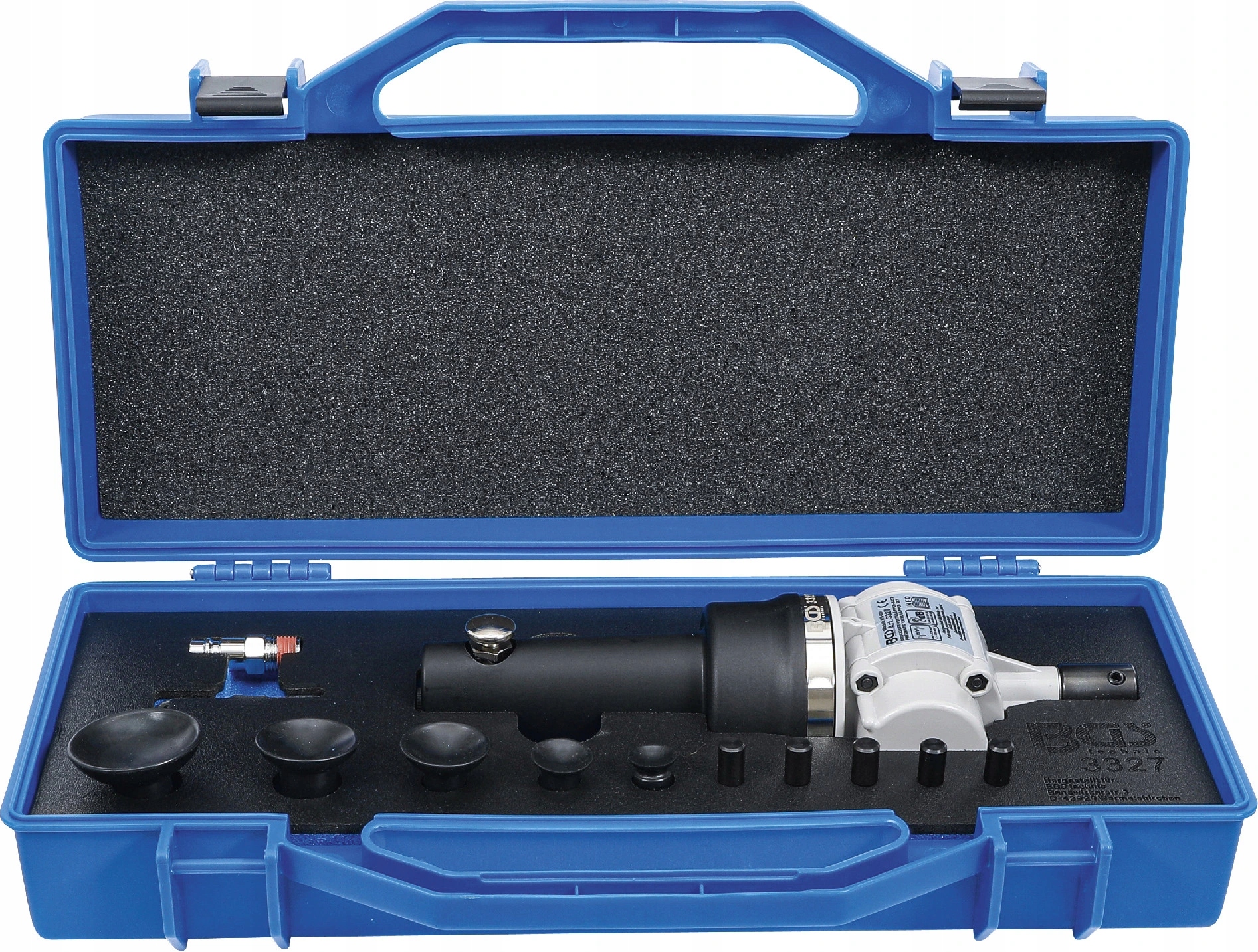 Bgs 3327, Súprava pneumatických prípravkov na lapovanie ventilov 13dielna