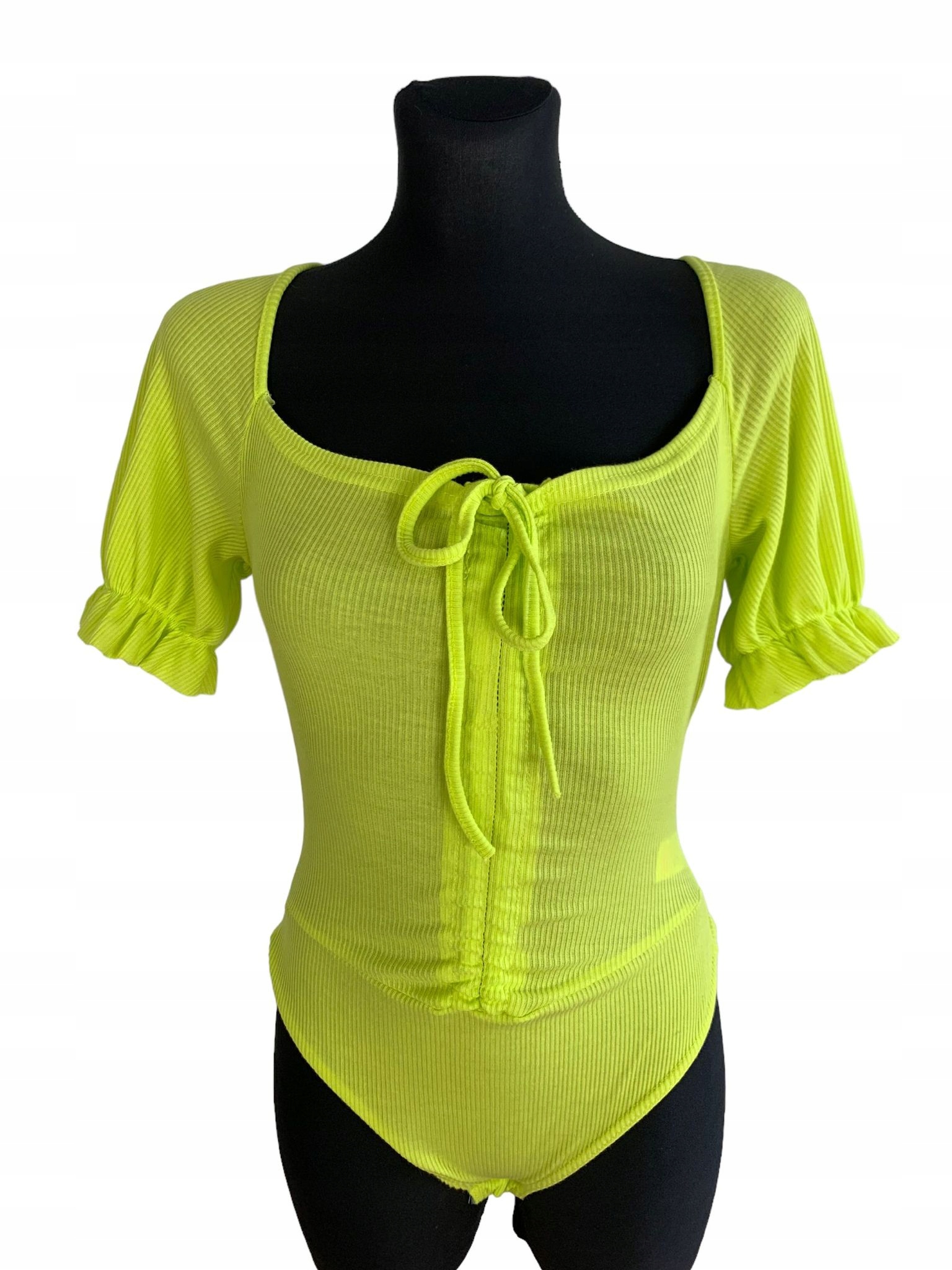 Pretty Little Thing Bright Yellow Bodysuit PrettyLittleThing Tops