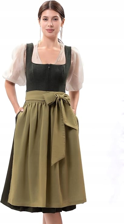 Dirndl šaty s zástěrou Kelliar Oktoberfest 70 cm 36