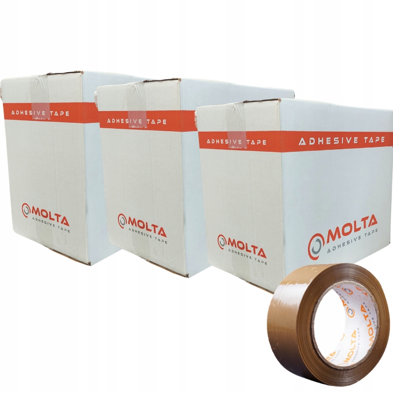 

Taśma pakowa 48x132 kauczuk Molta 108 szt. Kur Bra