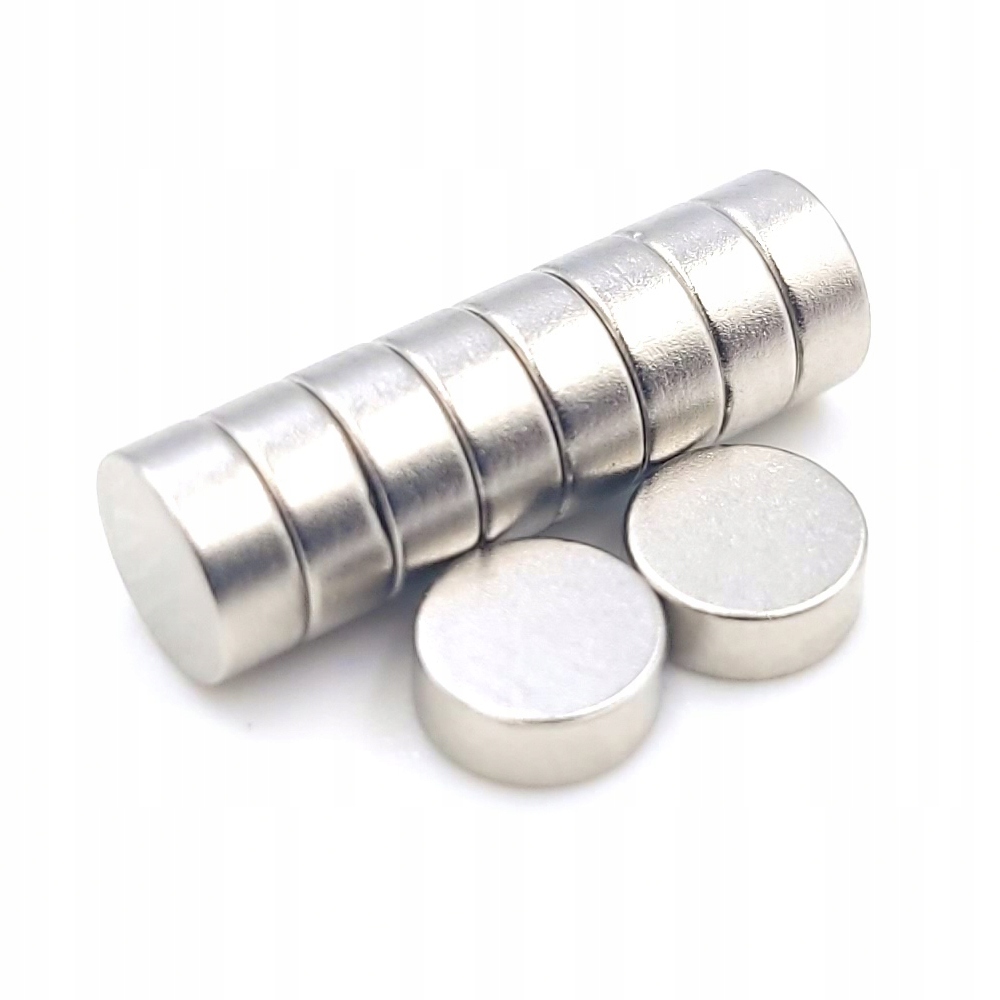 

Magnes Neodymowy Walcowy 5x2 mm 10 Sztuk U: 0,55KG