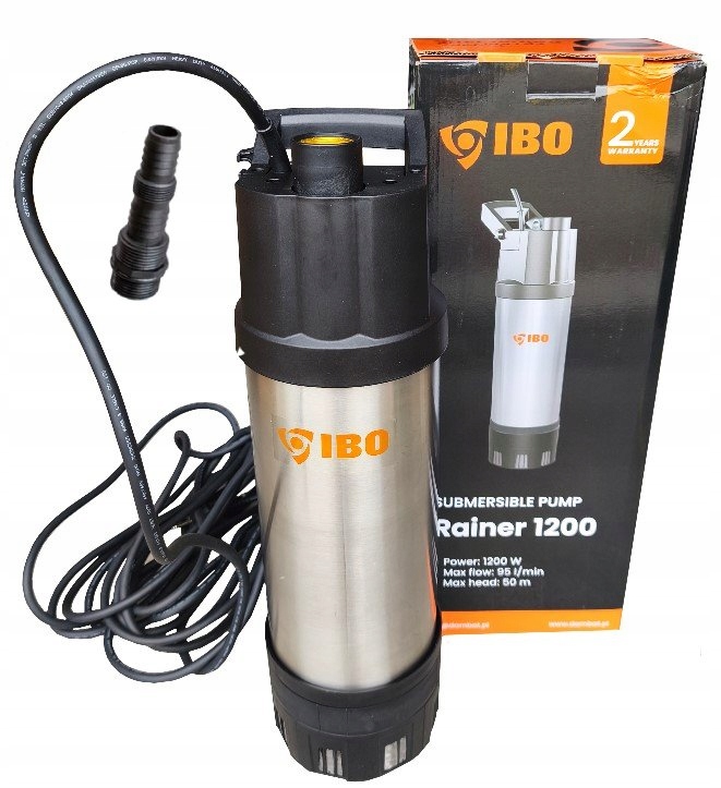 Rainer 1200 Auto Pompa Zatapialna Do Podlewania I Wody Deszczowej Ibo