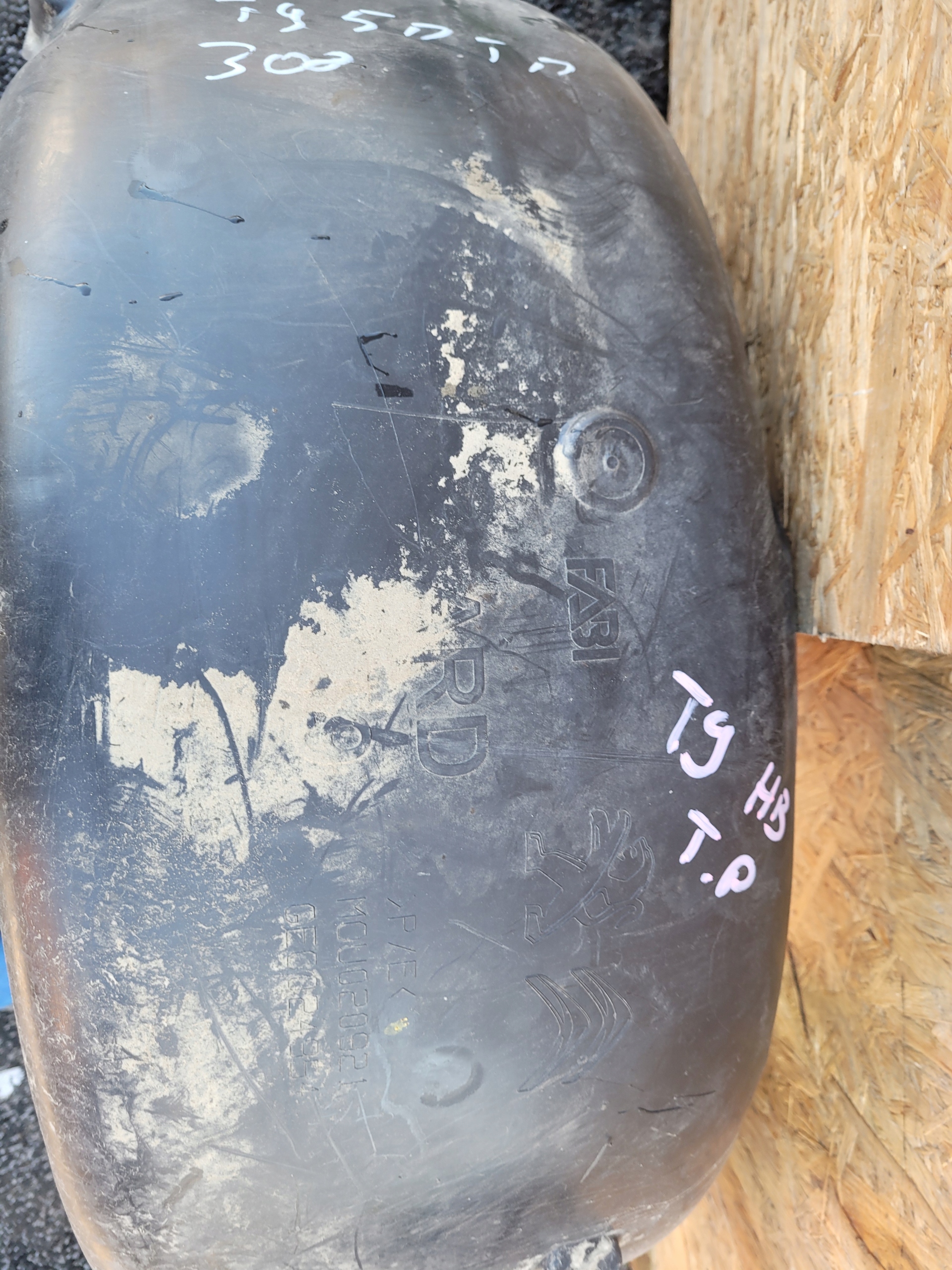 mudguard rear. rear part right PEUGEOT 308 T9 II HB